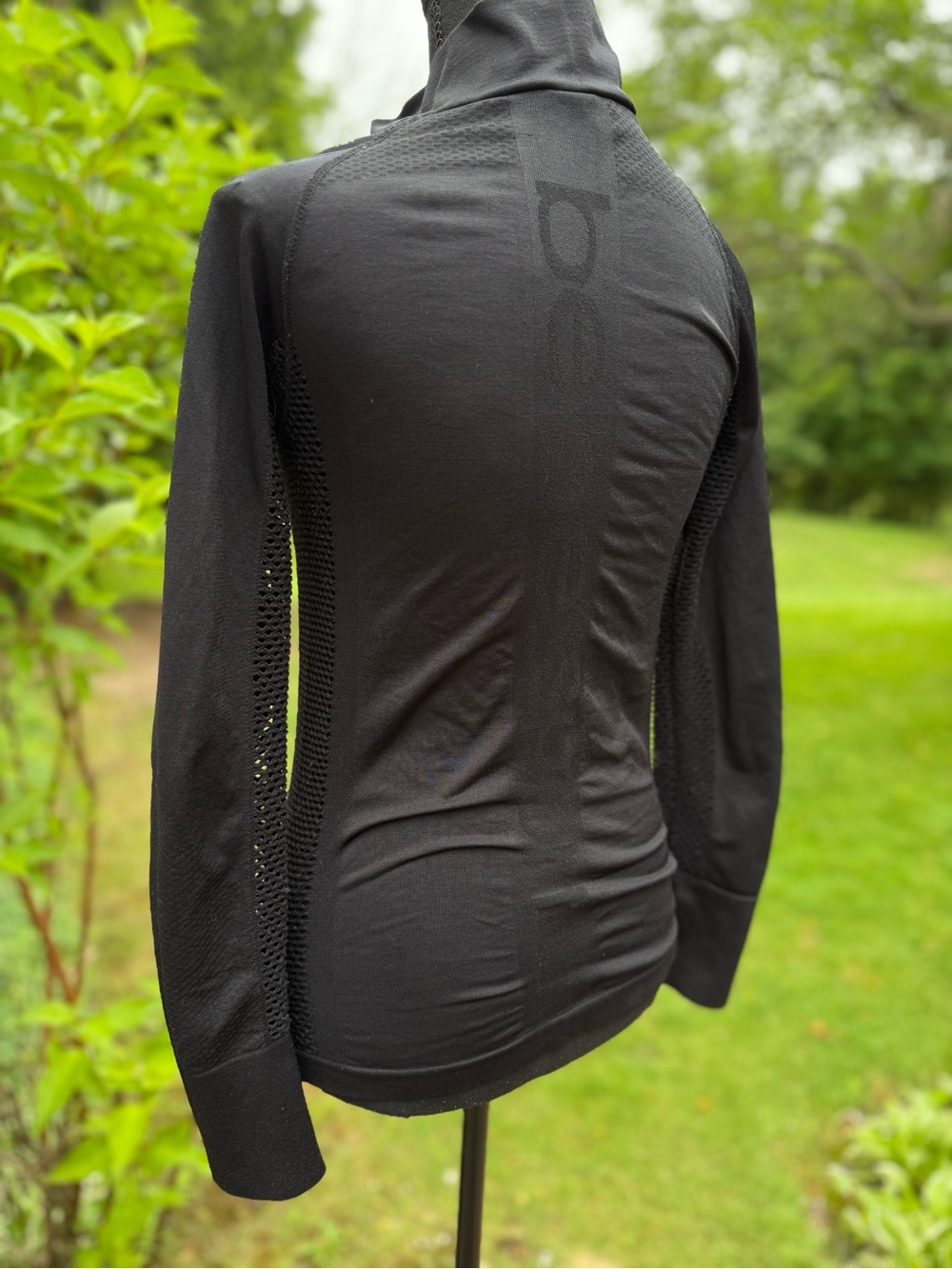 Women’s Black Zip-Front Active Jacket Bebe brand size S pre-owned with free gift - Picture 5 of 16